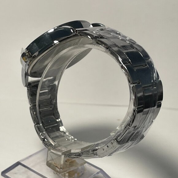 Los Angeles Rams NFL Team Logo Men's Stainless-Steel Silver Watch NEW - Picture 4 of 6